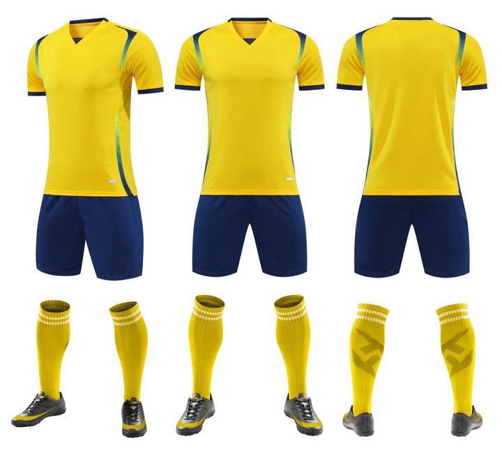 Crew-neck Short Sleeve Gradient Soccer Jersey – COMBO 5