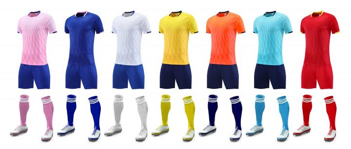 Crew-neck Short Sleeve Striped Soccer Jersey – MAIN