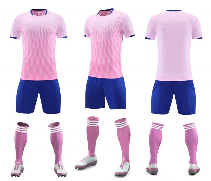Crew-neck Short Sleeve Striped Soccer Jersey – COMBO 5