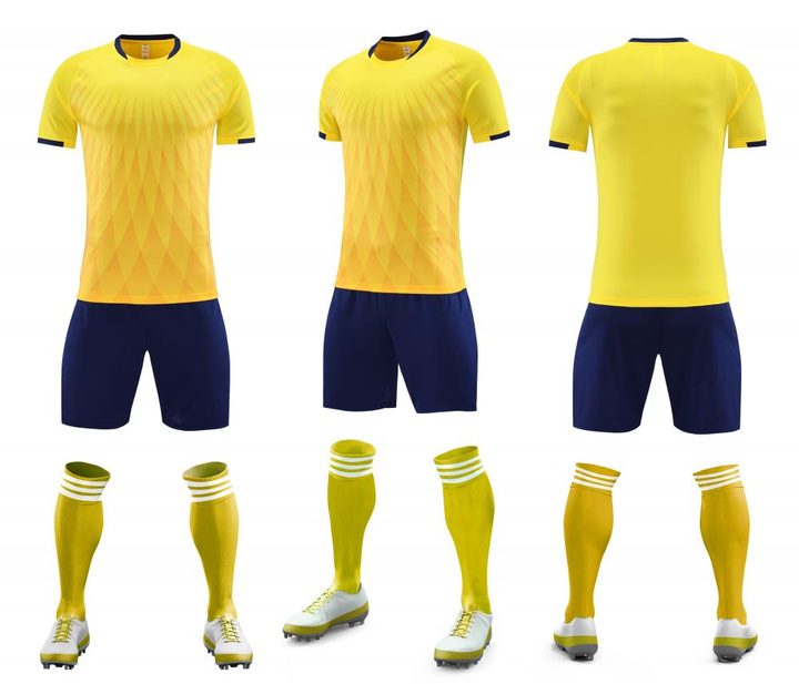 Crew-neck Short Sleeve Striped Soccer Jersey – COMBO 3