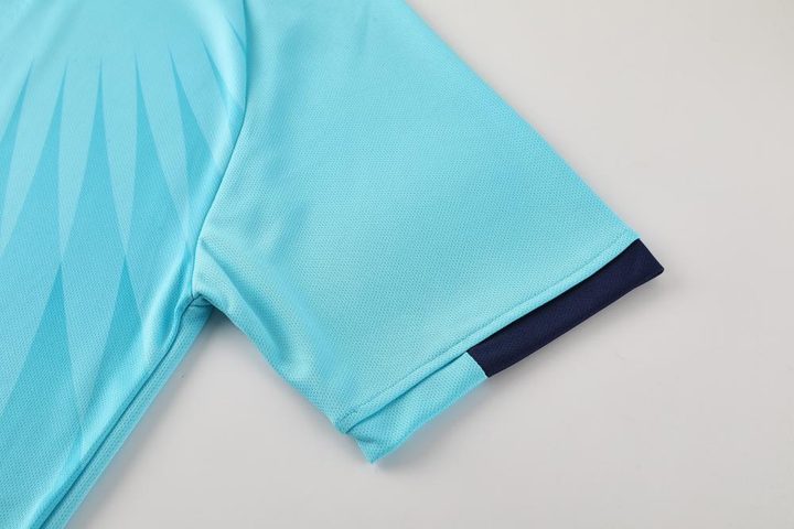 Crew-neck Short Sleeve Striped Soccer Jersey – DETAIL 3