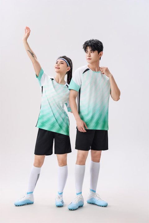 Crew-neck Short Sleeve Striped Soccer Jersey – MODEL 5