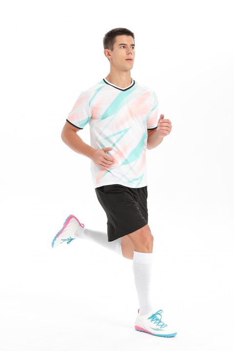 Camiseta de fútbol de manga corta con cuello en V – MODEL 2