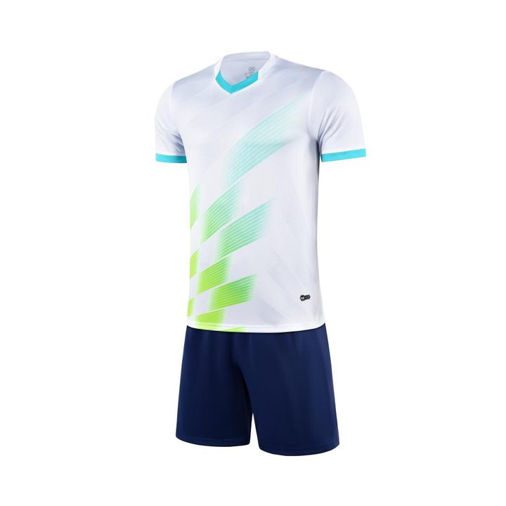 V-neck Short Sleeve Striped Soccer Jersey – MAIN