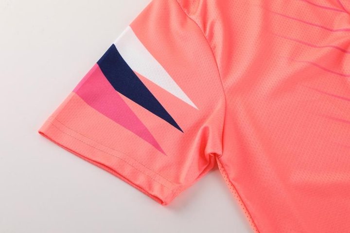 Maglia da calcio a maniche corte con girocollo con righe – DETAIL 3