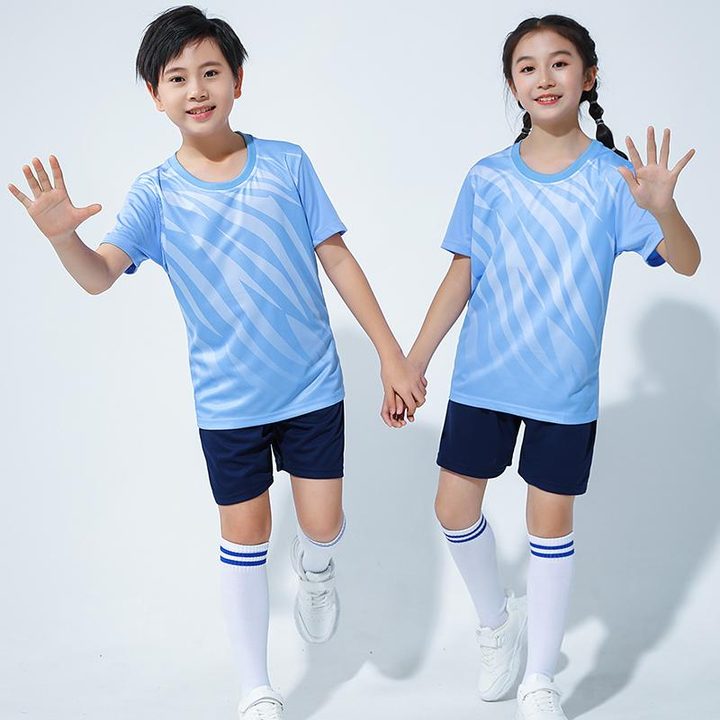 Maglia da calcio a maniche corte con girocollo con righe – MODEL 5