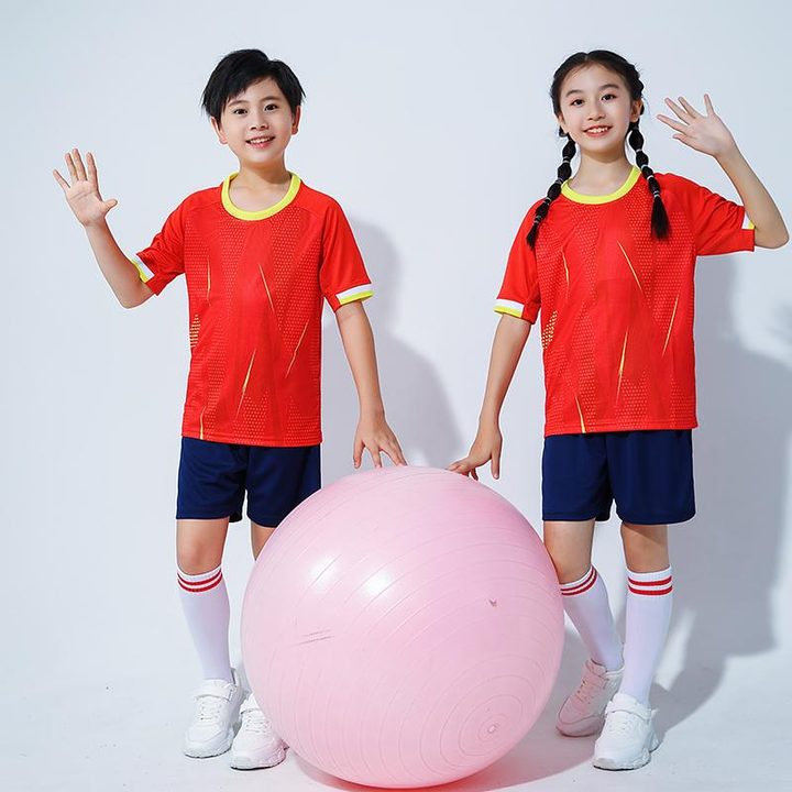 Crew-neck Short Sleeve Striped Soccer Jersey – MODEL 1