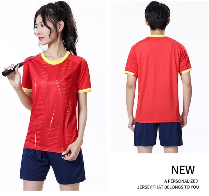 Crew-neck Short Sleeve Striped Soccer Jersey – MODEL 2