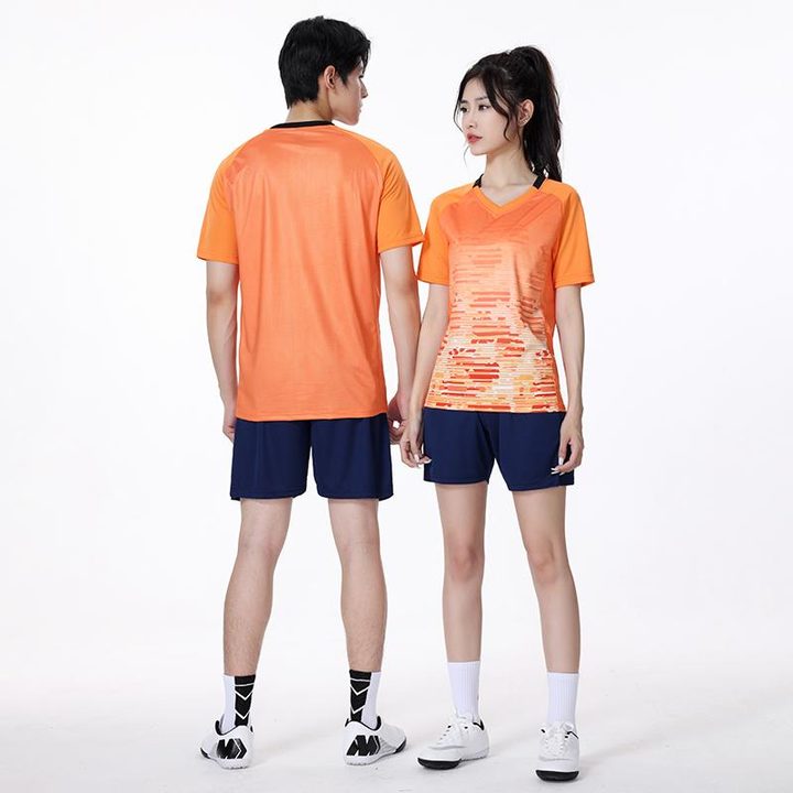 Crew-neck Short Sleeve Striped Soccer Jersey – MODEL 1