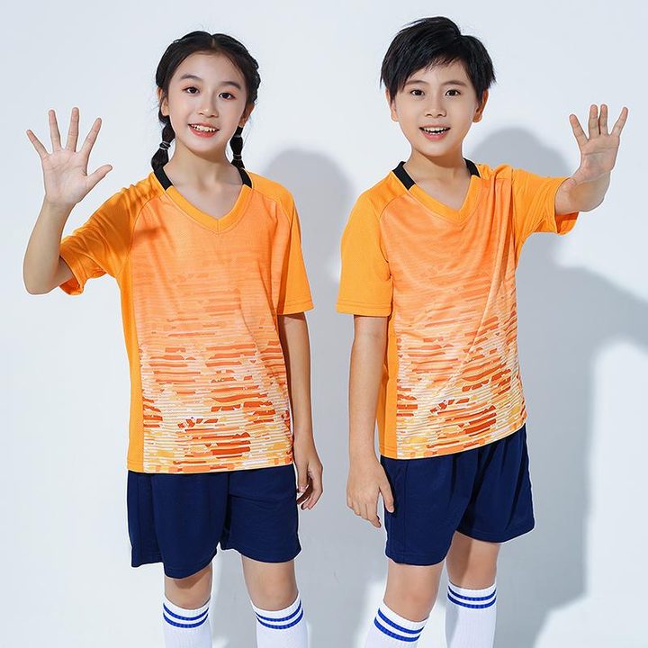 Crew-neck Short Sleeve Striped Soccer Jersey – MODEL 2