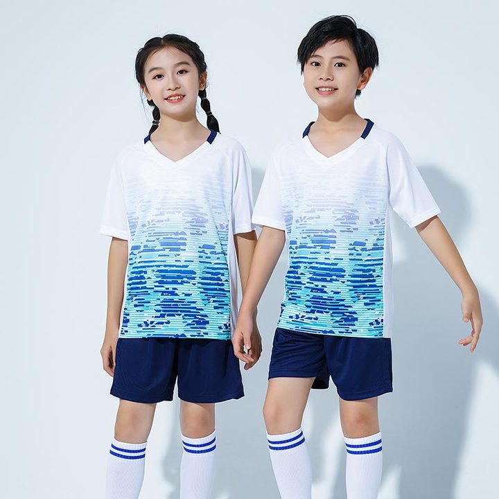 Crew-neck Short Sleeve Striped Soccer Jersey – MODEL 5