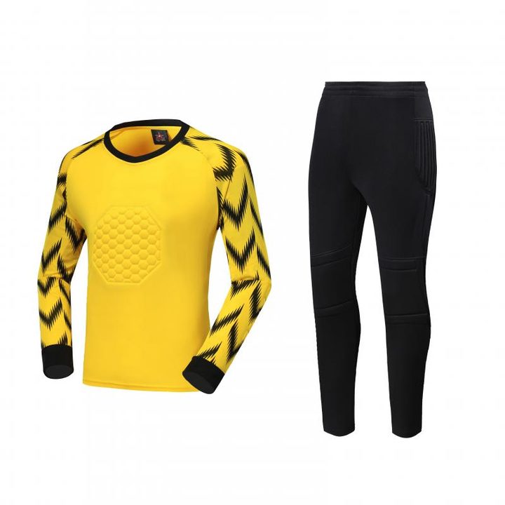 Tricou de fotbal, cu mânecă lungă, cu decolteu rotund și cu panouri – FRONT 3