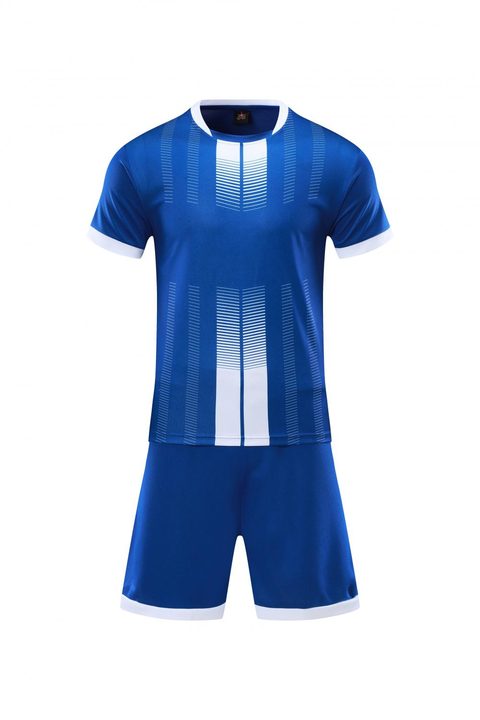 Tricou de fotbal, cu mânecă scurtă, cu decolteu rotund și cu degrade – FRONT 5