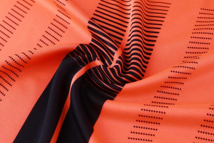 Tricou de fotbal, cu mânecă scurtă, cu decolteu rotund și cu degrade – DETAIL 2