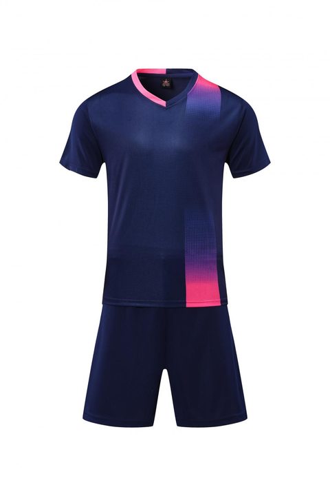 Classic Short Sleeve Gradient Soccer Jersey – FRONT 4