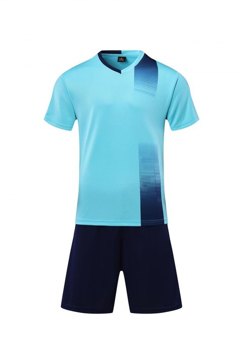 Classic Short Sleeve Gradient Soccer Jersey – FRONT 2