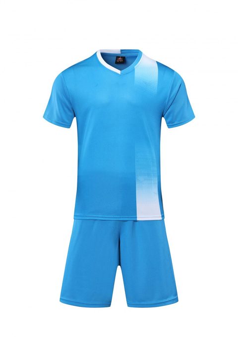 Classic Short Sleeve Gradient Soccer Jersey – FRONT 1