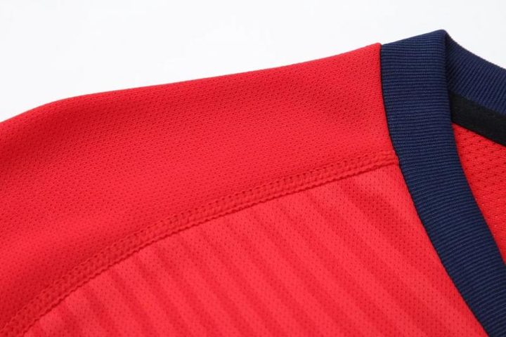 Crew-neck Short Sleeve Geometric Soccer Jersey – DETAIL 2
