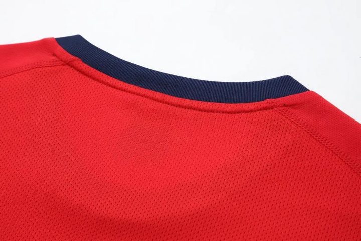 Crew-neck Short Sleeve Geometric Soccer Jersey – DETAIL 3