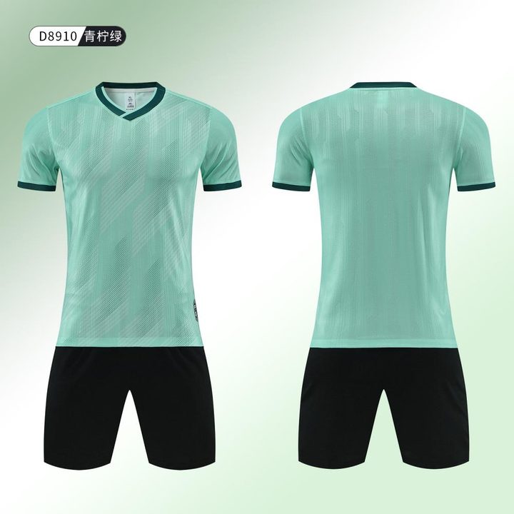 V-neck Short Sleeve Striped Soccer Jersey – COMBO 2