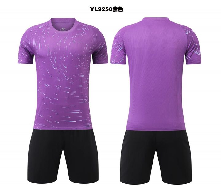 Crew-neck Short Sleeve Gradient Soccer Jersey – COMBO 2