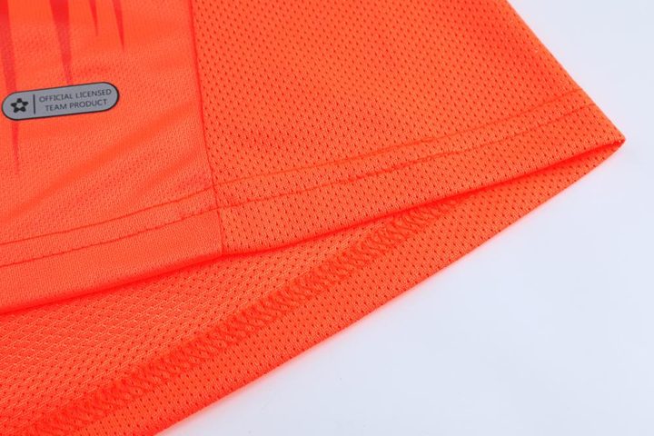 Camiseta de fútbol de manga corta con cuello en V con rayas – DETAIL 2