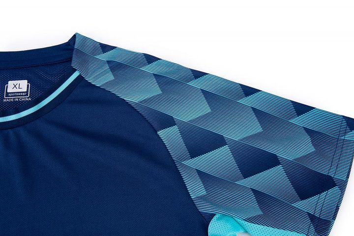 Crew-neck Short Sleeve Gradient Soccer Jersey – DETAIL 2