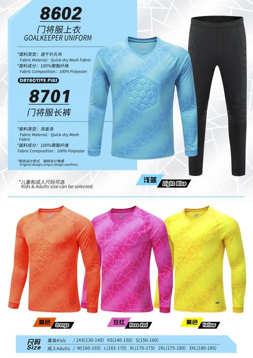Long Sleeve Goalkeeper Soccer Jersey – MAIN