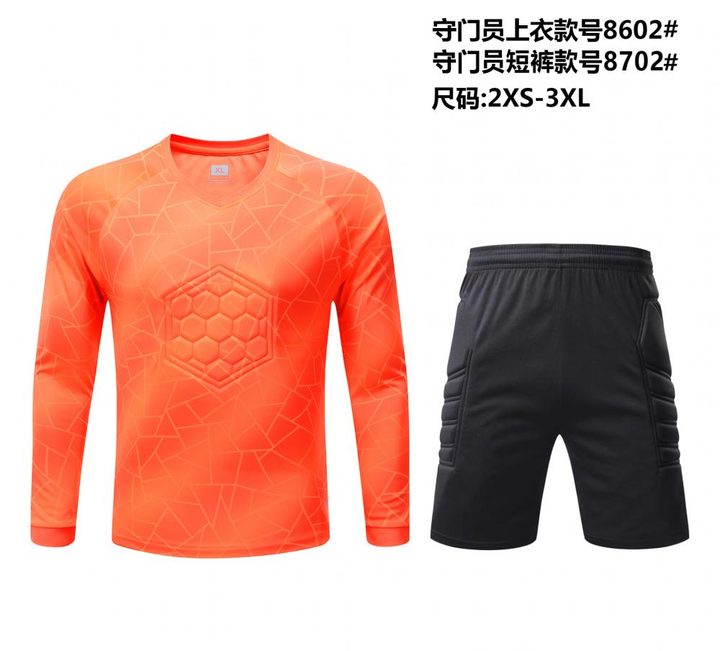Long Sleeve Goalkeeper Soccer Jersey – FRONT 5