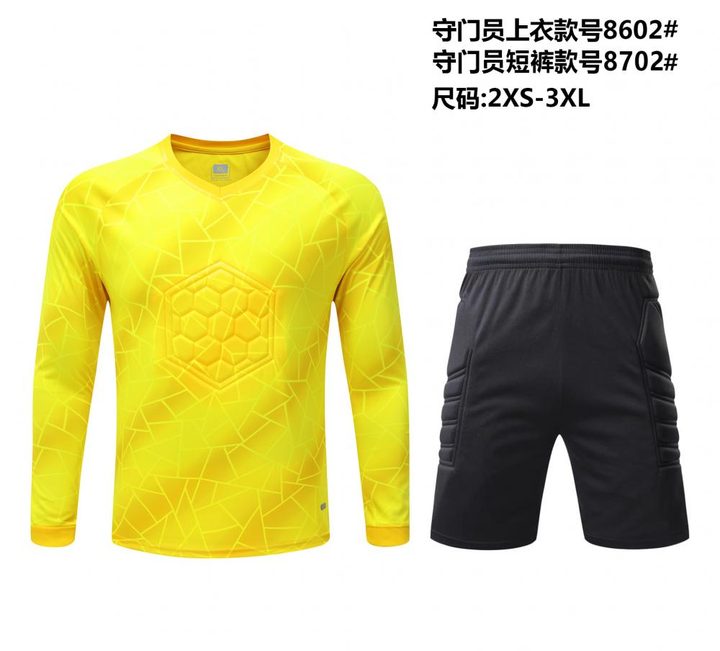 Long Sleeve Goalkeeper Soccer Jersey – FRONT 1