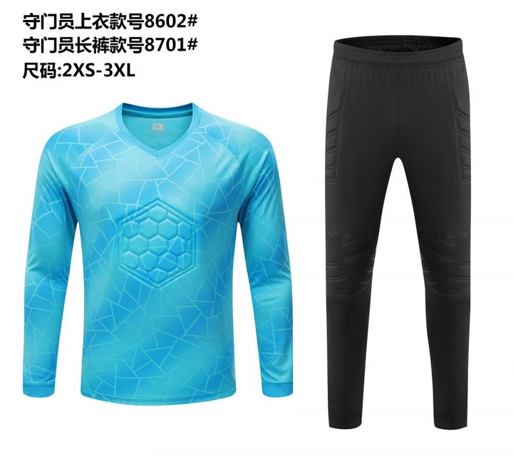 Long Sleeve Goalkeeper Soccer Jersey – FRONT 4