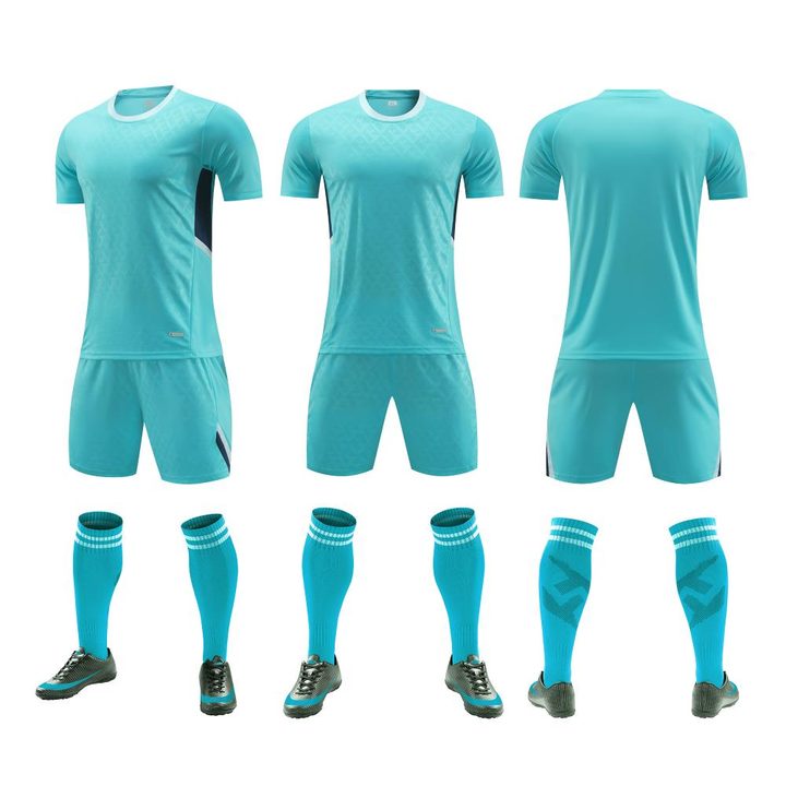 Crew-neck Short Sleeve Striped Soccer Jersey – COMBO 5