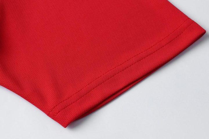 Crew-neck Short Sleeve Striped Soccer Jersey – DETAIL 3