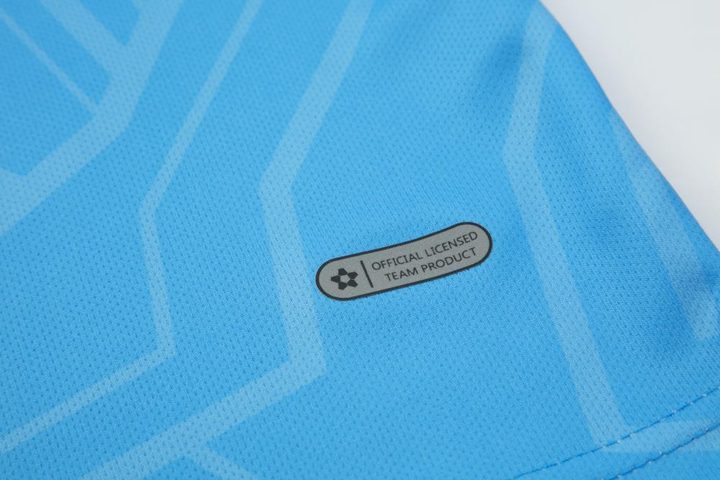 V-neck Short Sleeve Striped Soccer Jersey – DETAIL 1