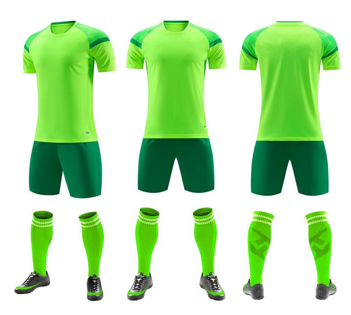 Maglia da calcio a maniche corte con girocollo con righe – COMBO 6