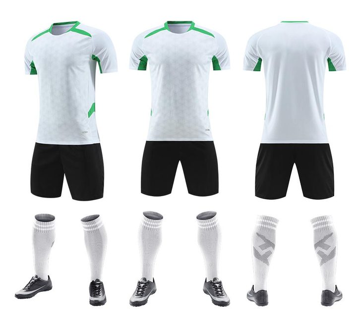 Crew-neck Short Sleeve Striped Soccer Jersey – COMBO 3