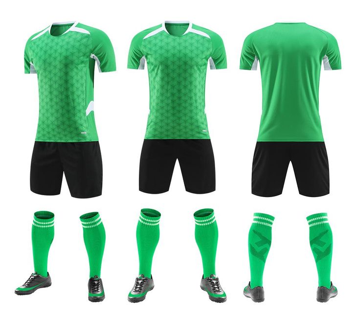 Crew-neck Short Sleeve Striped Soccer Jersey – COMBO 6