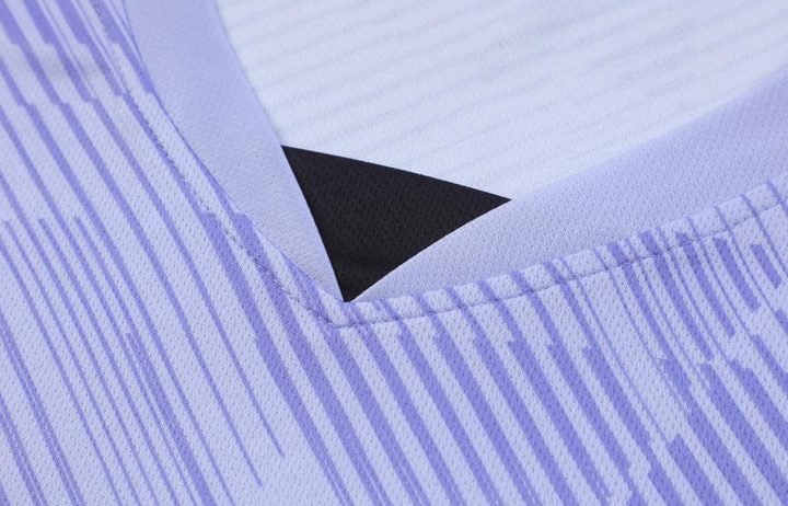 Maglia da calcio a maniche corte con scollo a V con righe – DETAIL 3