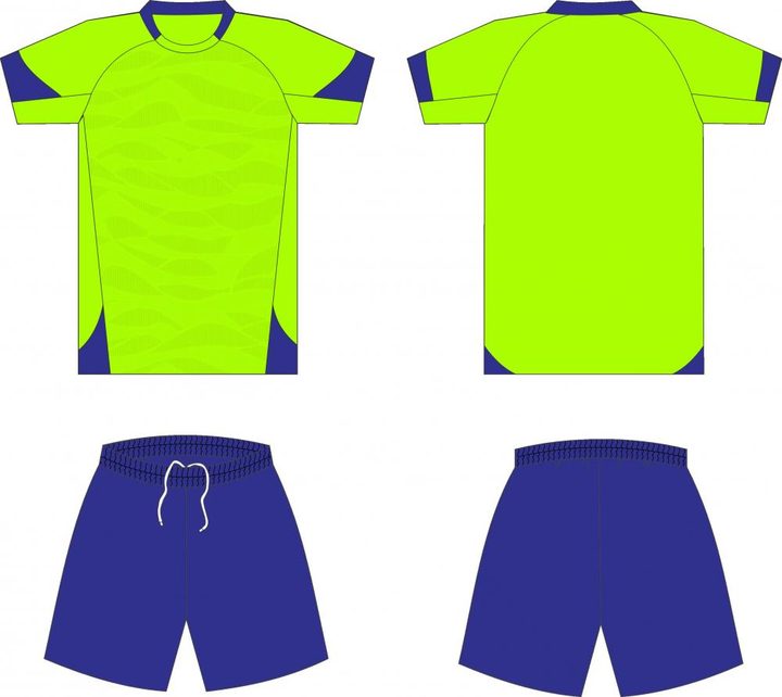 Crew-neck Short Sleeve Printed Soccer Jersey – COMBO 6
