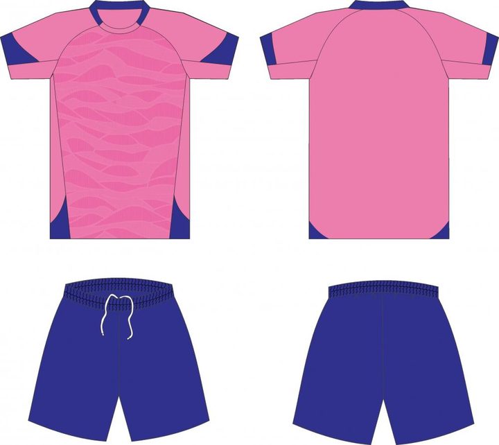 Crew-neck Short Sleeve Printed Soccer Jersey – COMBO 5