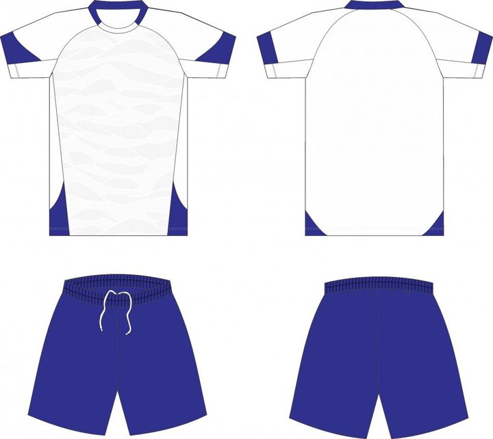 Crew-neck Short Sleeve Printed Soccer Jersey – COMBO 1
