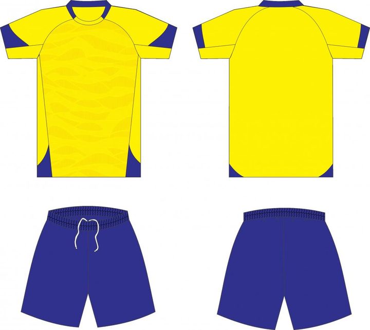 Crew-neck Short Sleeve Printed Soccer Jersey – COMBO 4